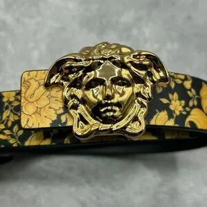 NWT Versace Teens La Medusa Hibiscus Print Reversible Belt Size L With Box Versace | Accessories | Nwt Versace Teens La Medusa Hibiscus  main image 2
